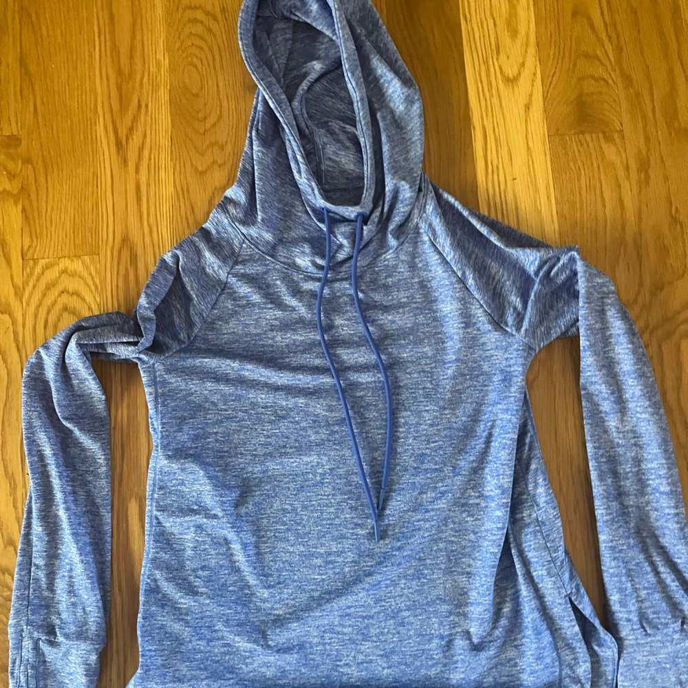 Athleta Uptempo Blue Hoodie Sweatshirt, women’s XS